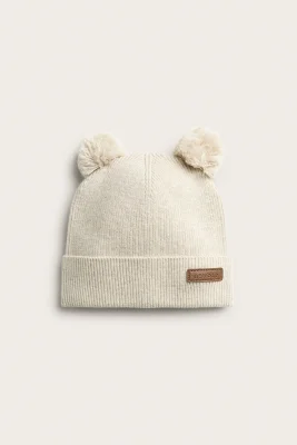 Baby & kids beige pom-pom hat - Default