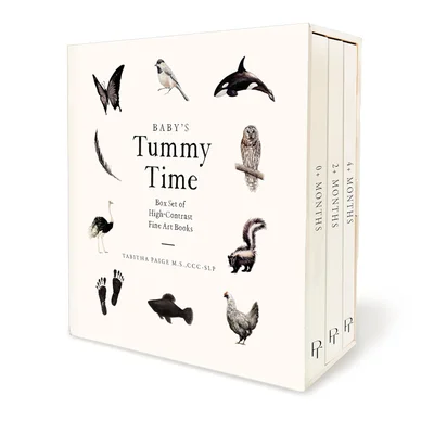 Baby's Tummy Time Book Box Set: A 3-Book Box Set of High-Contrast Art for Visual Stimulation at Tummy Time (Our Little Adventures Series, 6)