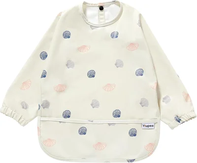 Baby Weaning Bib - Khaki