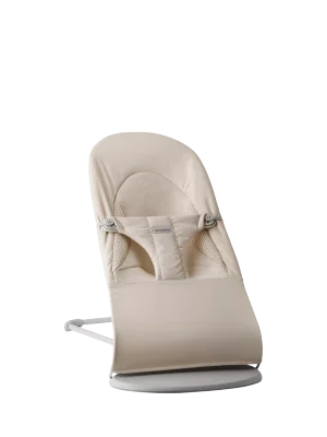 BabyBjörn Balance Soft Tri Fabric - Light Beige / No Bouncer Toy