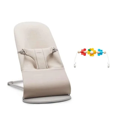 BabyBjörn Bliss Baby Bouncer, Woven, Classic Quilting, Sandstone Grey — image 14