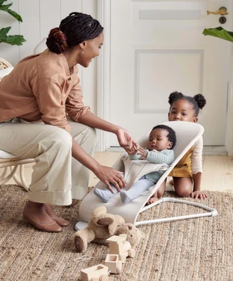 BabyBjorn Baby Bouncer Bliss - Light Beige