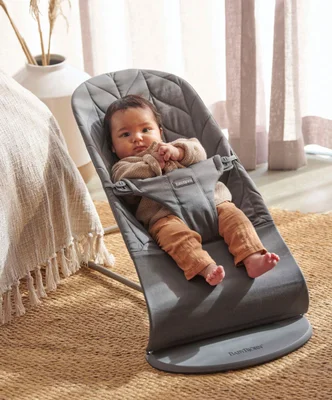 BabyBjorn BabyBjörn Baby Bouncer Bliss Woven Petal Quilt - Anthracite