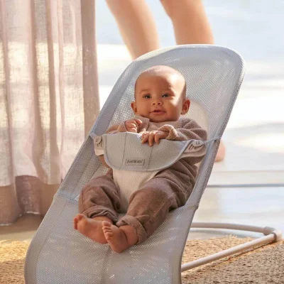 BabyBjörn Bouncer Balance Soft, Mesh, Grey Beige/White — image 3