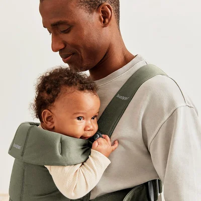 BabyBjorn Baby Carrier Mini 3D Jersey - Light Beige — image 3