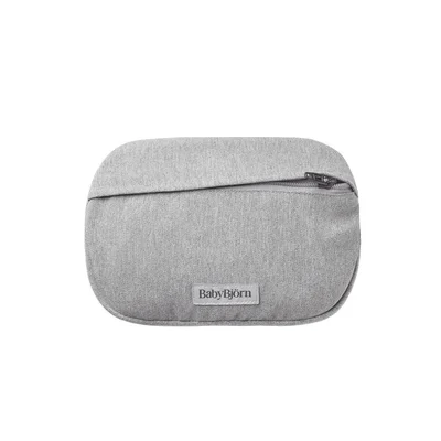BabyBjörn Pocket Pouch Woven Melange - Light Gray / One Size