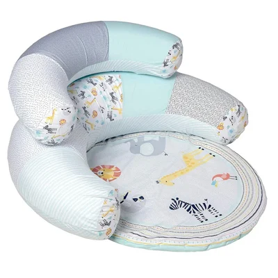 Babylo BabyZee 2-in-1 Sit Me Up Playmat- Safari