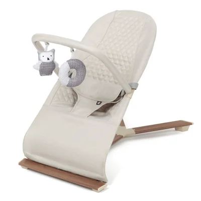 Babylo Gravity Luxe Bouncer- Cashmere + Walnut