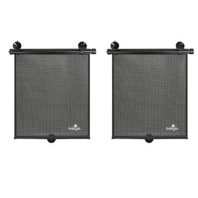 Babylo Roller Sunshade 2 Pack - Black