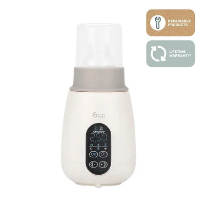 Babymoov NutriSmart+ 4 in 1 Bottle Warmer & Steriliser - with 12v Travel Adaptor - Mineral Beige