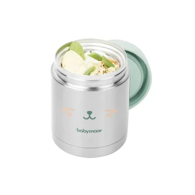 Babymoov Stainless Steel Insulated Food Flask - Silver