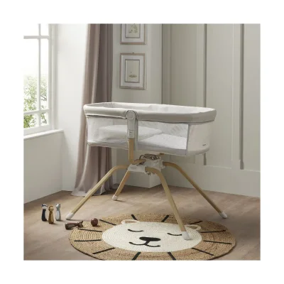 Babymore Air Motion Gliding Crib - Cream