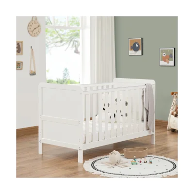 Babymore Caro Urban Cot Bed – White