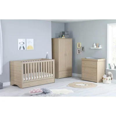 Babymore Luno 2 Piece Room Set with Under Drawer