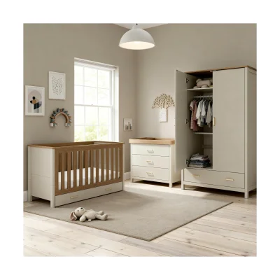Babymore Mira 3 Piece Nursery Room Set