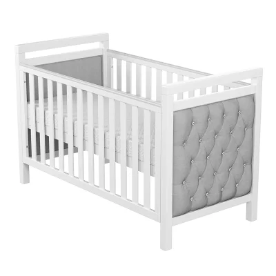 Babymore Velvet Deluxe Convertible Cot Bed
