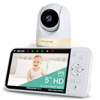 Babysense Prisma Baby Monitor with Camera and Audio