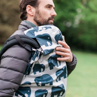 BabyWearing Raincover - GREY ELEPHANT - Grey Elephant