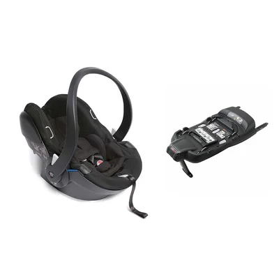 BABYZEN YOYO Car Seat by BeSafe - Black - With Base
