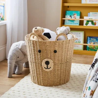 Bear Round Storage Basket