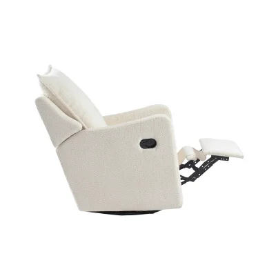 Bebe & Beyond Boucle Nestler Nursing Chair - Off White — image 5