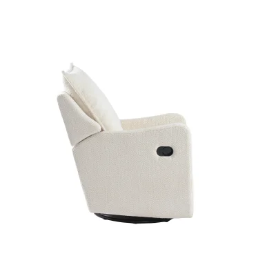 Bebe & Beyond Boucle Nestler Nursing Chair - Off White — image 6