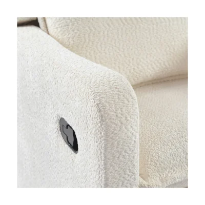 Bebe & Beyond Boucle Nestler Nursing Chair - Off White — image 8