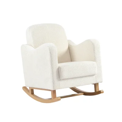 Bebe & Beyond Soother Boucle Nursing Chair - Off White — image 3