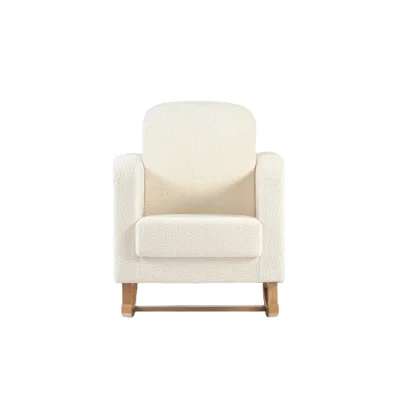 Bebe & Beyond Soother Boucle Nursing Chair - Off White — image 4