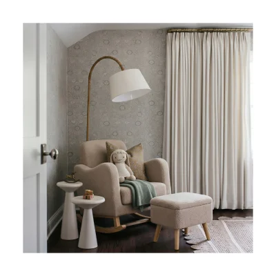 Bebe & Beyond Soother Ted Nursing Chair with Stool - Biscuit - Biscuit