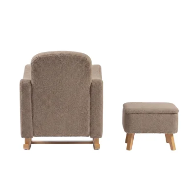 Bebe & Beyond Soother Ted Nursing Chair with Stool - Biscuit — image 10