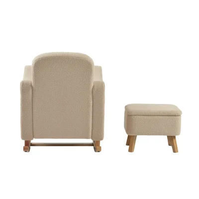 Bebe & Beyond Soother Ted Nursing Chair with Stool - Oat — image 10