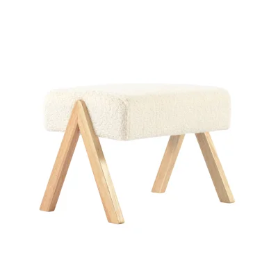 Bebe & Beyond Storyteller Nursing Chair & Stool - Off White — image 10