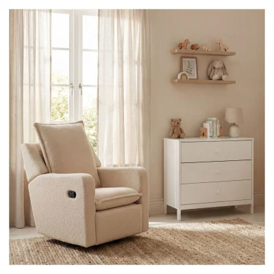 Bebe & Beyond Ted Nestler Nursing Chair - Oat - Oat