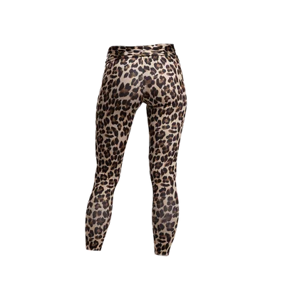 Before & After Maternity Leggings - Leopard Cream