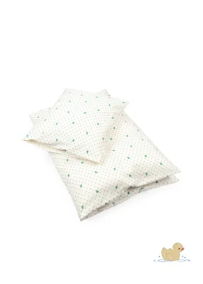 BELLINI DUE BABY BEDDING GOTS - lago verde - OS