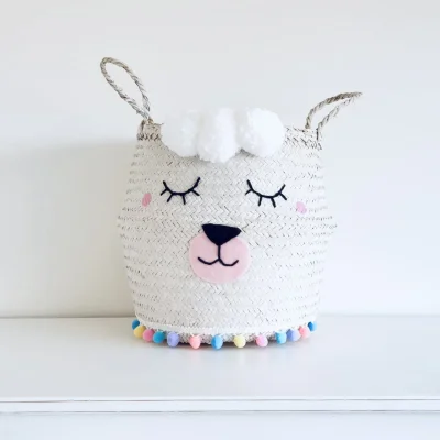 Bellybambino Lucy Llama Pom Pom Basket