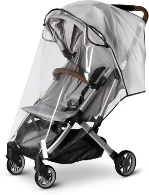 Bemece Universal Rain Cover for Pushchair, Pram Rain Cover Protect from Rain, Wind, Snow, Breathable& Transparent