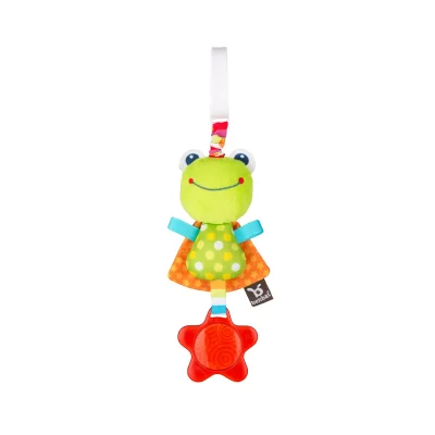 Benbat Dazzle Frog Travel Jitter Toy - Green