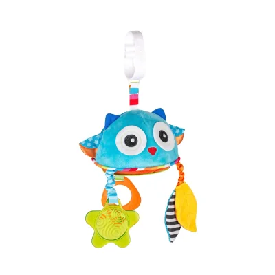 Benbat Dazzle Owl Travel Mirror Toy - Blue