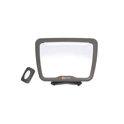 BeSafe Baby Mirror XL2 with Lights - Black