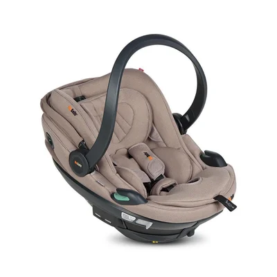 BeSafe Go Beyond 2 Car Seat - With Base / Dark Sand Softbreeze