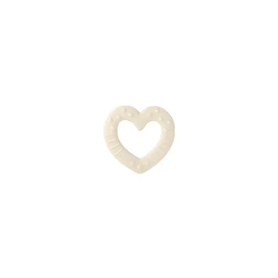 BIBS Baby Bitie - Heart - Ivory