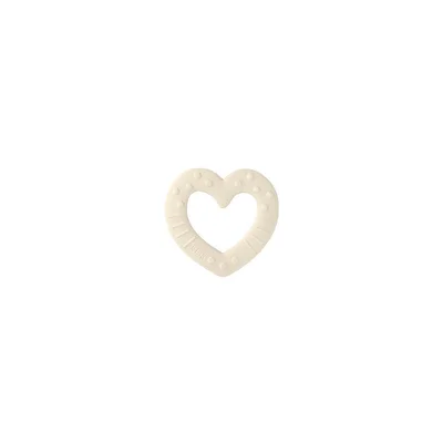 BIBS Baby Bitie - Heart - Ivory
