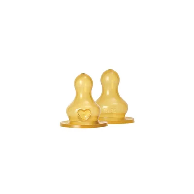 BIBS Bottle Nipple - Fast / Clear