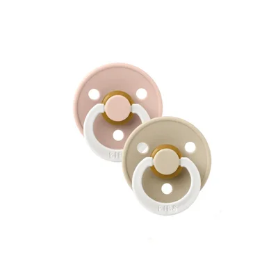 BIBS Colour GLOW Latex Pacifiers