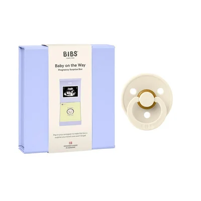 BIBS Gift Set Baby on the Way Latex - Ivory