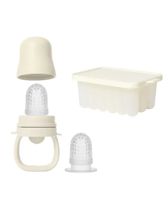 Bibs World BIBS Baby Feeder & Tray Bundle - Ivory