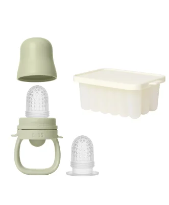 Bibs World BIBS Baby Feeder & Tray Bundle - Sage - Sage