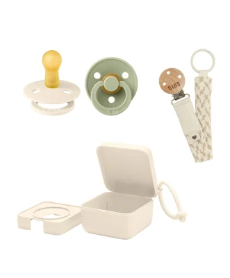 Bibs World BIBS Dummies Bundle Size 1 (3 Pieces) – Sage/Ivory/Ivory